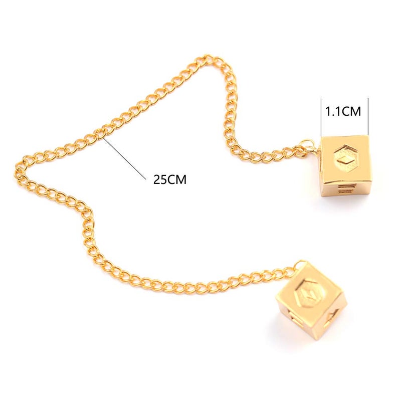 WOERDA Han Solo Dice Lucky Charms Jewelry for Hansolo Cosplay Costumes Replica Accessories - Image 2